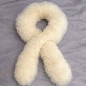 100% Real Fox Fur Scarf (Double - Sided)